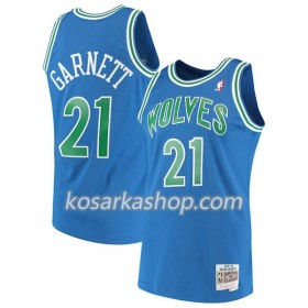 Dres Minnesota Timberwolves Kevin Garnett 21 Hardwood Classics Plava Swingman